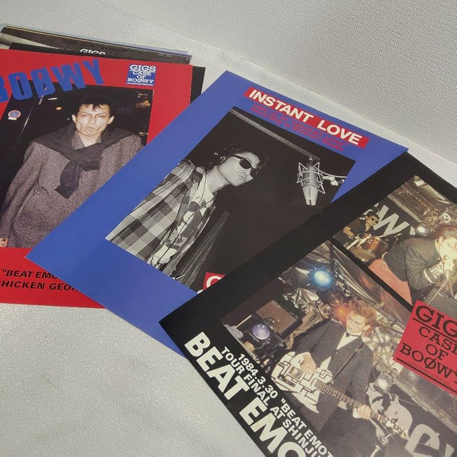 BOOWY GIGS CACE OF BOOWY パンフレット BOOWY GIGS CACE OF BOOWY パンフレット - メルカリ